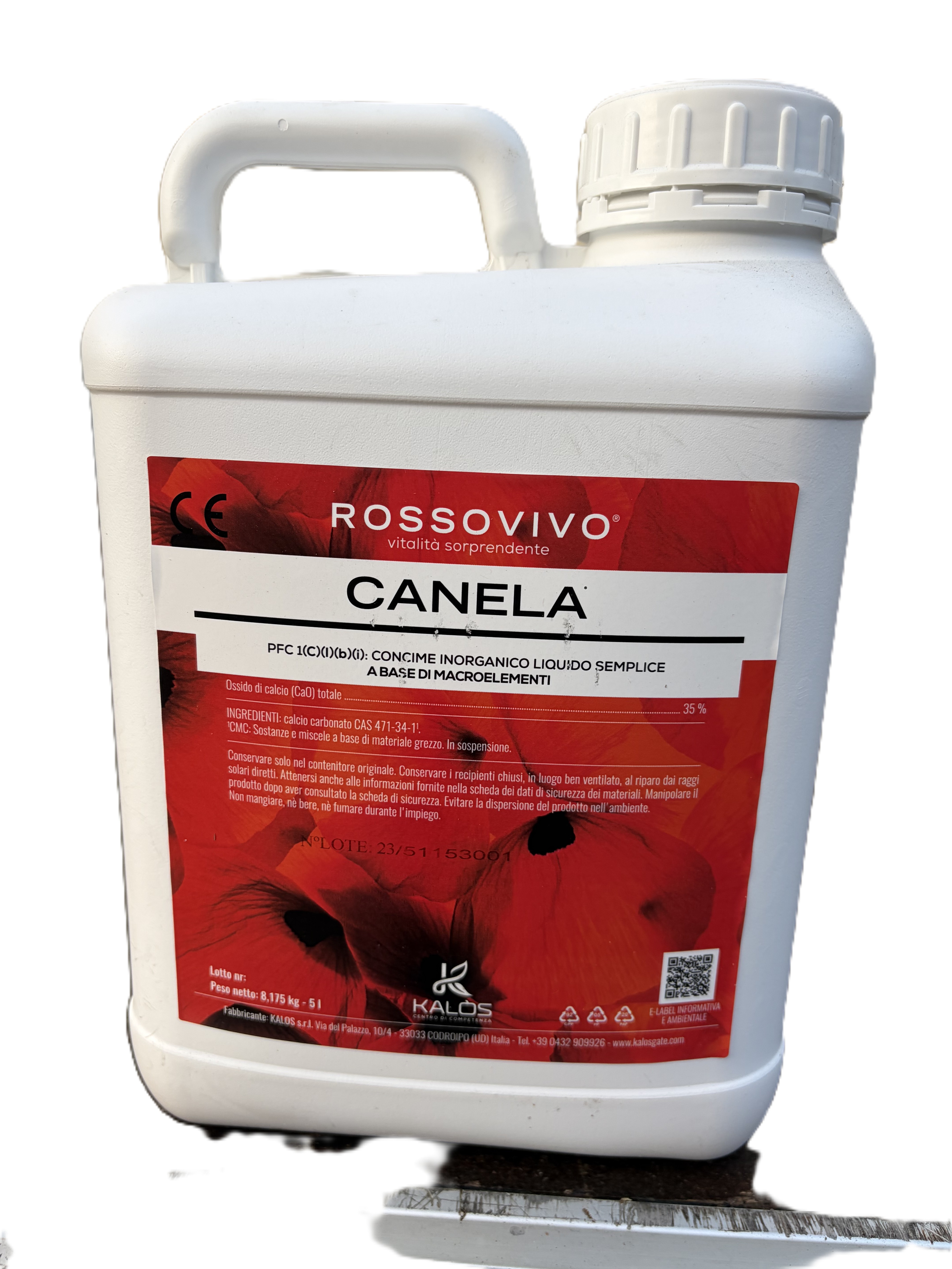 Canela x lt.5 – Calcio concentrato per frutti resistenti e conservabili | Bonsi Franco