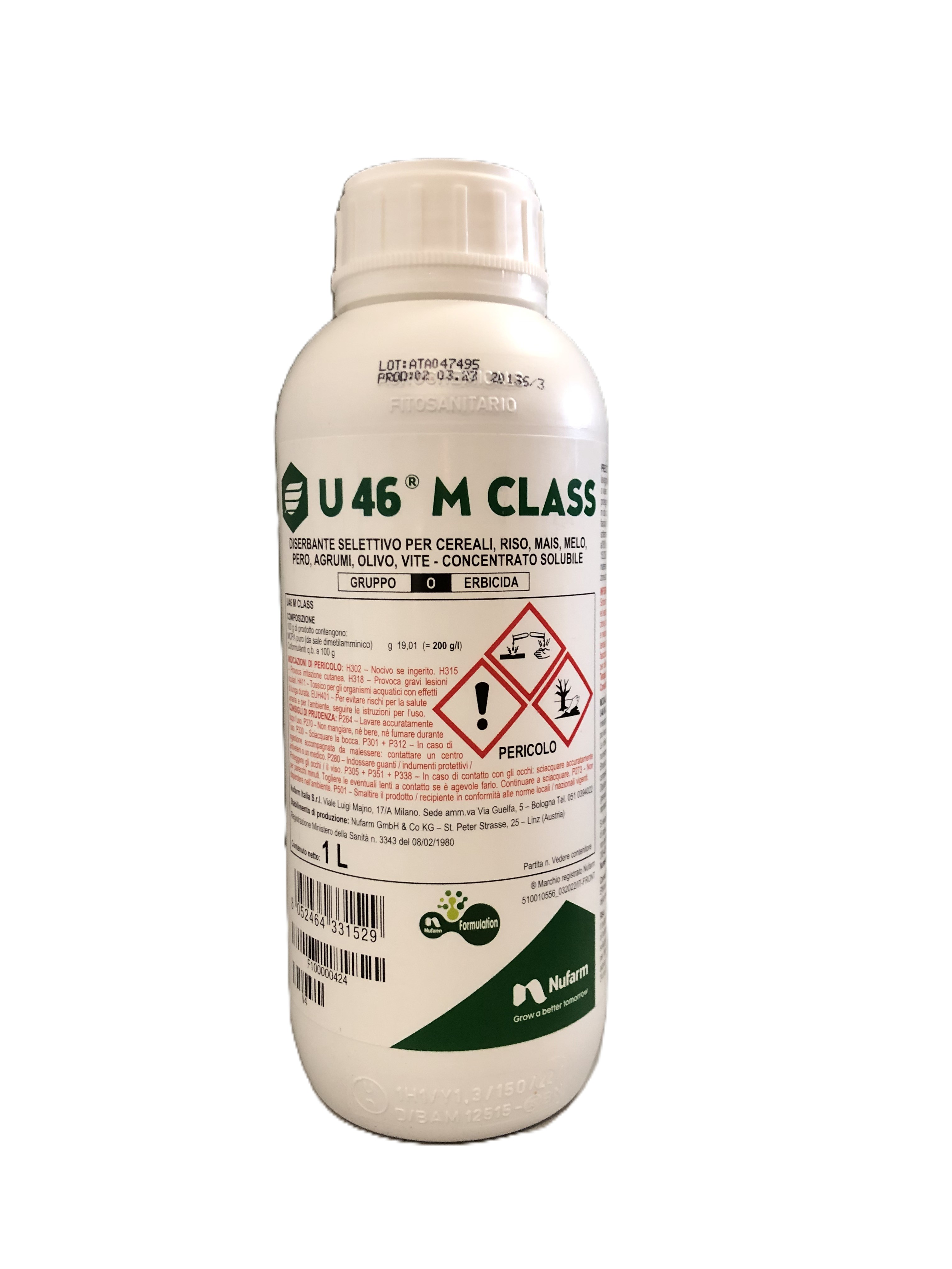 U46 M-Class x lt 1 – Diserbante ormonico selettivo per dicotiledoni | Bonsi Franco